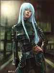  blue_hair girl king_of_fighters kof kula_diamond long_hair snk 