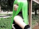  beauty c.c. cc cc_(cosplay) chinese code_geass cosplay green_hair photo real 