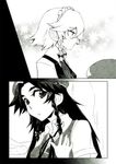  comic greyscale hong_meiling izayoi_sakuya monochrome multiple_girls silent_comic tima touhou 