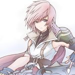  bad_id bad_pixiv_id blue_eyes cape final_fantasy final_fantasy_xiii kanten_(kanten328) lightning_farron pink_hair solo 