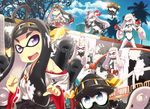  airfield_hime burst_bomb_(splatoon) commentary_request cosplay haruna_(kantai_collection) hiei_(kantai_collection) highres kantai_collection kirishima_(kantai_collection) kongou_(kantai_collection) machinery md5_mismatch multiple_girls northern_ocean_hime seaport_hime shinkaisei-kan southern_ocean_war_oni splatoon_(series) splatoon_1 suction_bomb_(splatoon) tom_(drpow) 