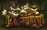  bidoof buckteeth flower forest mammal nintendo patrat plant pok&eacute;mon rattata rodent sapphireluna sentret teeth tree video_games zigzagoon 