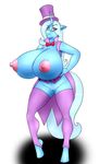  2015 anthro areola big_breasts breasts equine erect_nipples female friendship_is_magic horn huge_breasts lordboo mammal marauder6272 my_little_pony nipples pussy solo trixie_(mlp) unicorn 