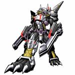  blackwargreymon blackwargreymon_x claws dark_skin digimon digimon_world_re:digitize gauntlets helmet horns monster no_humans official_art short_hair shoulder_pads simple_background solo spikes white_background yasuda_suzuhito yellow_eyes 