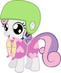  alpha_channel equine female friendship_is_magic hair helmet horn horse mammal multicolored_hair my_little_pony open_mouth pillow pony rainihorn sweetie_belle_(mlp) two_tone_hair unicorn young 
