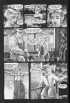  apron black_and_white blacksmith comic dialogue draenei dwarf female male monochrome pointy_ears richard_moore size_difference video_games warcraft 