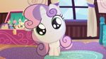  2015 cub equine female friendship_is_magic hair horn horse looking_at_viewer mammal multicolored_hair my_little_pony pony rainihorn solo sweetie_belle_(mlp) two_tone_hair unicorn young 
