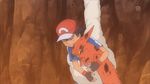  animated animated_gif lava pokemon satoshi_(pokemon) talonflame 