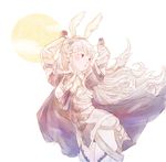  animal_ears armor armored_dress black_gloves black_legwear blonde_hair blush bunny_ears cape colored_eyelashes dress fake_animal_ears female_my_unit_(fire_emblem_if) fire_emblem fire_emblem_if flower gloves hair_flower hair_ornament hairband highres kotetsu_(hiryuunokotetsu) long_hair my_unit_(fire_emblem_if) panties pantyshot pantyshot_(standing) pointy_ears red_eyes rose solo standing thighhighs underwear vambraces white_flower white_panties white_rose 