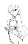  2015 anthro big_breasts breasts duplicitousmachine earth_pony equine female friendship_is_magic horse mammal ms_harshwhinny_(mlp) my_little_pony pony 