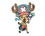  alpha_channel antlers backpack cervine cotton_candy cute daisyhead eating happy hat horn male mammal one_piece reindeer smile solo tony_tony_chopper 