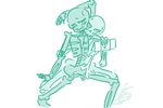  ambiguous_gender blush bone liquid melonpussy milk milk_carton not_furry simple_background sitting skeleton skinny undead 