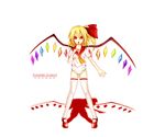  aeji_mashimaro female flandre_scarlet highres one-piece_swimsuit school_swimsuit school_uniform seifuku swimsuit touhou 