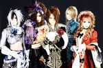  band crossdress crossdressing gothic_lolita highres j-rock lolita_fashion musician photo trap versailles visual_kei 