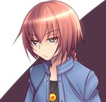  bad_id bad_pixiv_id braid coat darker_than_black green_eyes jewelry omacchi pendant red_hair short_hair single_braid solo suou_pavlichenko 