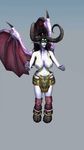  2015 3d animated areola big_breasts breasts clothed clothing crossgender demon erect_nipples f-kn female half-dressed illidan_stormrage nipples topless video_games warcraft world_of_warcraft 