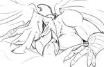  2015 anthro avian big_breasts breasts duplicitousmachine erection fellatio female friendship_is_magic gilda_(mlp) gryphon human looking_at_viewer male mammal my_little_pony oral penis sex smile 