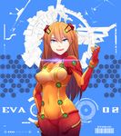  :d bad_id bad_pixiv_id bangs barcode blue_background blue_eyes bodysuit bra bracer breasts clothes_writing covered_navel cowboy_shot english evangelion:_2.0_you_can_(not)_advance gloves groin hair_between_eyes hair_ornament hairpods hand_on_hip honeycomb_(pattern) honeycomb_background hymn_lee light_trail long_hair looking_at_viewer medium_breasts multicolored multicolored_bodysuit multicolored_clothes neon_genesis_evangelion no_panties number open_mouth orange_bodysuit orange_hair pilot_suit plugsuit rebuild_of_evangelion red_bodysuit see-through shikinami_asuka_langley smile solo souryuu_asuka_langley test_plugsuit underwear 