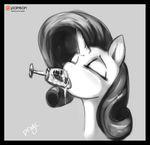  2015 cum cum_drinking cum_in_mouth cum_inside dragk drinking equine eyes_closed female feral friendship_is_magic glass hair hi_res horn long_hair mammal my_little_pony open_mouth rarity_(mlp) solo unicorn wine_glass 