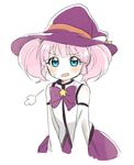  akakokko blue_eyes cosplay hat lowres magical_girl mirakurun pink_hair solo yoshikawa_chinatsu yuru_yuri 