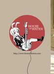  :o adrian_ferrer animal_ears back_cover bunny_ears cable comic cover electric_guitar extra_ears guitar instrument jacket long_hair long_sleeves monochrome music necktie open_mouth playing_instrument red_eyes reisen_udongein_inaba sidelocks solo spot_color touhou watermark web_address 