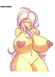  &lt;3 &lt;3_eyes 2015 anthro areola big_breasts breasts darkneji erect_nipples female fluttershy_(mlp) friendship_is_magic heart_nipples huge_breasts human humanized humanized_anthro mammal my_little_pony nipples nude pussy reiduran solo 