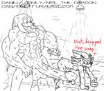  balls big_muscles dan_sidney hyper hyper_muscles knuckles_the_echidna male monochrome muscles penis shadow_the_hedgehog shower soap sonic_(series) vein veiny_penis 