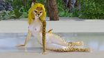  angry_cat anthro beach breasts cheetah cleo feline lying mammal nature nipples nude pussy seaside smile 