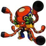  cephalopod launch_octopus machine marine megaman_x octopus robot solo unknown_artist 