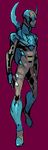  1boy armor blue_beetle dc_comics helmet jamie_reyes mask power_armor simple_background solo wings 