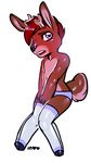  cervine clothing deer girly legwear male mammal monamoo panties stockings surprise underwear 