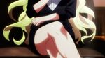  animated animated_gif blonde_hair grisaia_(series) grisaia_no_kajitsu harudera_yuria long_hair panties sitting solo spread_legs underwear upskirt 