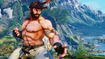  1boy beard facial_hair male male_focus muscle ryuu_(street_fighter) solo street_fighter street_fighter_v topless 