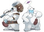  bashmaster_the_unbreakable bear beartic donkey_kong_(series) duo erection maldu male mammal nintendo pok&eacute;mon polar_bear video_games 