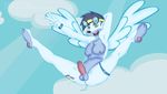  anus armband cheesecaked crossover eyewear flying friendship_is_magic geronimo_stilton goggles legband male mammal mouse my_little_pony penis rodent soarin_(mlp) solo thea_sisters wonderbolts_(mlp) 