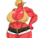  anthro anthrofied big_breasts big_macintosh_(mlp) breasts crossgender denizen1414 equine female friendship_is_magic horse huge_breasts mammal muscles my_little_pony pony solo wide_hips 
