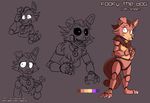  canine dog female five_nights_at_freddy&#039;s foofy_(character) kayla-na machine mammal model_sheet robot video_games 