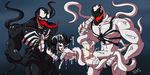  2015 anti-venom balls bandage big_penis black_hair breasts claws cum cum_in_hair cum_in_mouth cum_in_pussy cum_inside cum_on_breasts cum_on_face cum_on_lower_body dahs fan_character female group group_sex hair hair_over_eye happy happy_sex leg_grab long_hair long_tongue male marvel nude open_mouth penetration penis penis_grab red_eyes sex sharp_teeth simple_background smile spider-man_(series) spread_legs spreading teeth tentacles threesome tongue tongue_out vaginal vaginal_penetration vein venom white_eyes 