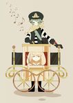  1girl absurdres bad_id bad_pixiv_id carriage copyright_request highres music striped yukiyuu 