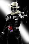  bad_id bad_pixiv_id belt fedora hat highres kamen_rider kamen_rider_skull kamen_rider_w male_focus nof scarf solo 