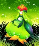 bad_pixiv_id creature flower full_body gen_5_pokemon green lilligant mother_and_daughter no_humans on_lap petilil pokemon pokemon_(creature) pokemon_on_lap 