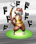  highres jojo_no_kimyou_na_bouken jojo_pose no_humans parody pokemon pokemon_(creature) pose reinya solo watchog 