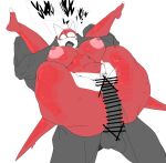 absurd_res anthro balls big_breasts big_penis biped blush bodily_fluids breasts censor_bar censored censored_genitalia censored_penis censored_vulva duo erection faceless_character faceless_male female generation_3_pokemon genitals hi_res humanoid_genitalia humanoid_penis latias legendary_pokemon male male/female male/male male_penetrated male_penetrating male_penetrating_male meckmeck00124 nintendo nude nude_anthro nude_female open_mouth penetration penile penile_penetration penis pokemon pokemon_(species) pokemorph red_body sex spread_legs spreading sweat tongue vaginal vaginal_penetration vulva white_body