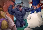 2026 abs anthro balls bathroom bear big_balls big_penis bodily_fluids bovid bovine chief_bogo disney dripping felid foreskin genital_fluids genitals glans group hi_res horn humanoid_genitalia humanoid_penis kneeling lion liveryart male male/male mammal muscular muscular_male nipples nude officer_delgato officer_fangmeyer officer_mchorn officer_snarlov pantherine pecs penis polar_bear precum precum_drip public_restroom restroom_stall rhinoceros tiger tongue tongue_out true_buffalo uniformed_male ursine vein veiny_penis water_buffalo zootopia