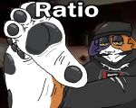 3_toes aliasing anthro barefoot beanie bedroom_eyes black_pawpads calico_cat claws clothed clothed_female clothing digital_media_(artwork) domestic_cat epic_games eyeshadow feet felid feline felis female foot_fetish foot_focus fortnite fur hat headgear headwear makeup mammal meme meow_skulls multicolored_body multicolored_fur narrowed_eyes pawpads ratio_(meme) seductive shaded simple_shading soles solo text threemoons toe_claws toes two_tone_body wrinkled_feet wrinkles