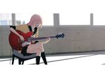  guitar just_be_friends_(vocaloid) long_hair megurine_luka vocaloid 