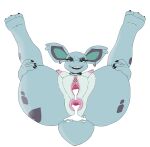 absurd_res alpha_channel anthro anus black_eyeliner black_lipstick bodily_fluids clitoris clitoris_piercing cum cum_in_ass cum_inside ear_piercing eyeliner female gaping gaping_anus gaping_vagina generation_1_pokemon genital_fluids genital_piercing genitals hi_res legs_up lipstick makeup nidorina nintendo nipple_piercing nipples piercing pokemon pokemon_(species) pokemorph ragnarakk solo vulva