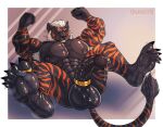 2025 accessory anthro armpit_hair balls big_balls big_muscles big_pecs big_penis bodily_fluids body_hair claws cock_ring digit_ring ear_piercing ear_ring feet felid final_fantasy final_fantasy_xiv flexing flexing_bicep flexing_both_biceps foot_focus genital_fluids genitals glistening glistening_feet glistening_genitalia glistening_penis grungotharts hrothgar jewelry leaking_precum lying male mammal manly muscular muscular_anthro muscular_male nipple_piercing nipples nude on_back pecs penis penis_accessory penis_jewelry piercing precum ring ring_piercing smelly smelly_feet smelly_penis soles solo square_enix striped_body stripes sweat sweaty_balls sweaty_feet sweaty_genitalia tail throbbing throbbing_penis toe_ring toes vein veiny_penis watermark
