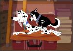 101_dalmatian_street 101_dalmatians animal_genitalia animal_penis animal_vulva animated animated_gif balls canid canine canine_genitalia canine_penis canine_vulva canis collar dalmatian delilah_(101_dalmatians) disney domestic_dog duo erection female female_penetrated feral feral_on_feral feral_penetrated feral_penetrating feral_penetrating_feral fur genitals hansel_(101_dalmatians) husky intraspecies kaion knot knotted_penis larger_female larger_penetrated male male/female male_penetrating male_penetrating_female mammal markings nordic_sled_dog penetration penile penile_penetration penis sex short_playtime size_difference smaller_male spitz spots spotted_body tail vaginal vaginal_penetration vulva white_body white_fur
