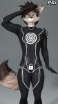 2026 3d_(artwork) 9:16 absurd_res anthro black_latex bodysuit brown_body brown_fur brown_hair canid canine canis clothed clothed_anthro clothed_male clothing digital_media_(artwork) drone fluffy fluffy_tail fur gesture hair hi_res hypnosis jackal latex latex_bodysuit latex_clothing latex_skinsuit lock_symbol male mammal mind_control multicolored_bodysuit multicolored_clothing multicolored_skinsuit psiko_(psikokinetic) psikokinetic salute skinsuit solo source_filmmaker_(artwork) spiral spiral_eyes tail tight_clothing two_tone_bodysuit two_tone_clothing two_tone_skinsuit white_latex